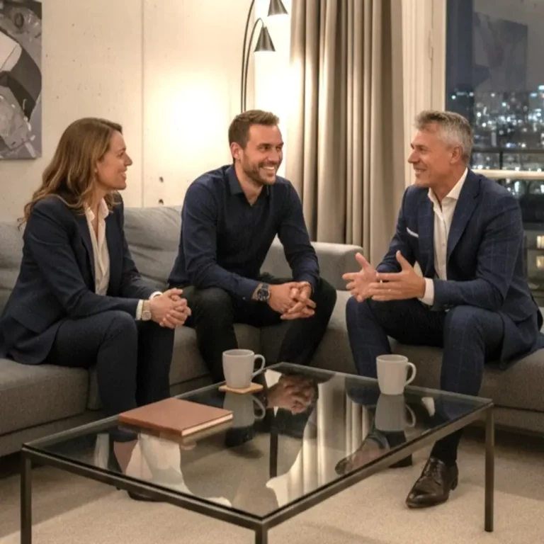 Équipe suisse en coaching collectif pour performance collaborative